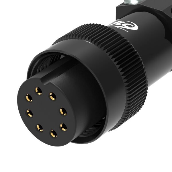 Socket Ip60 Conector M16 macho para painel redonda IP60 3 amperes - ITC Conectores